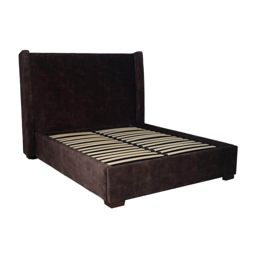 Cora Storage Queen Bed - Velvet Brown - Image 7