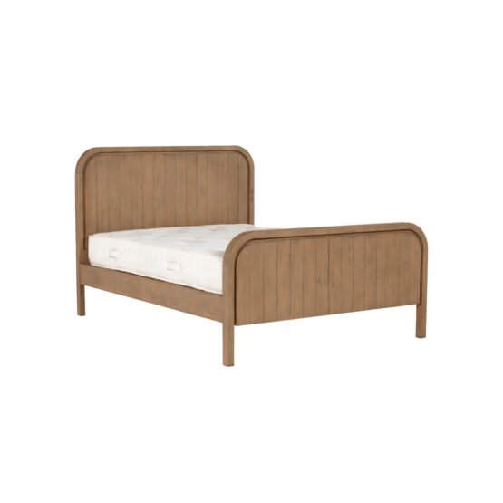 Opera King Bed - Scrubbed Teak