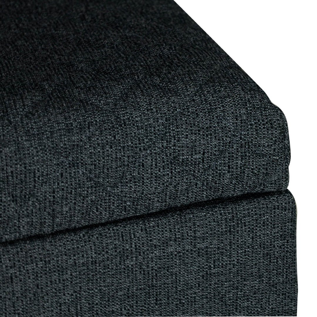 Reece Storage Bench - Charcoal Grey - Image 4