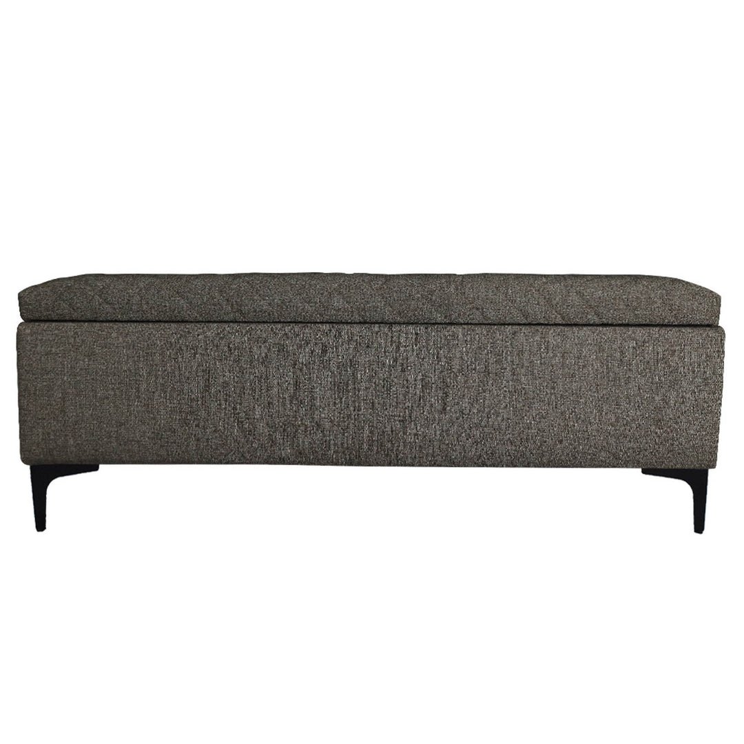 Reece Storage Bench - Medium Brown - Image 4