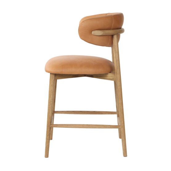 Milo Counter Stool - Hazelnut - Image 3