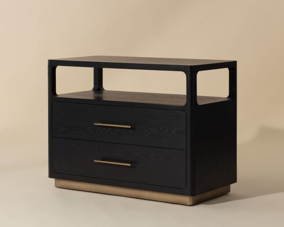 Danette Nightstand Black