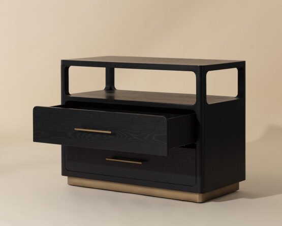 Danette Nightstand Black - Image 3