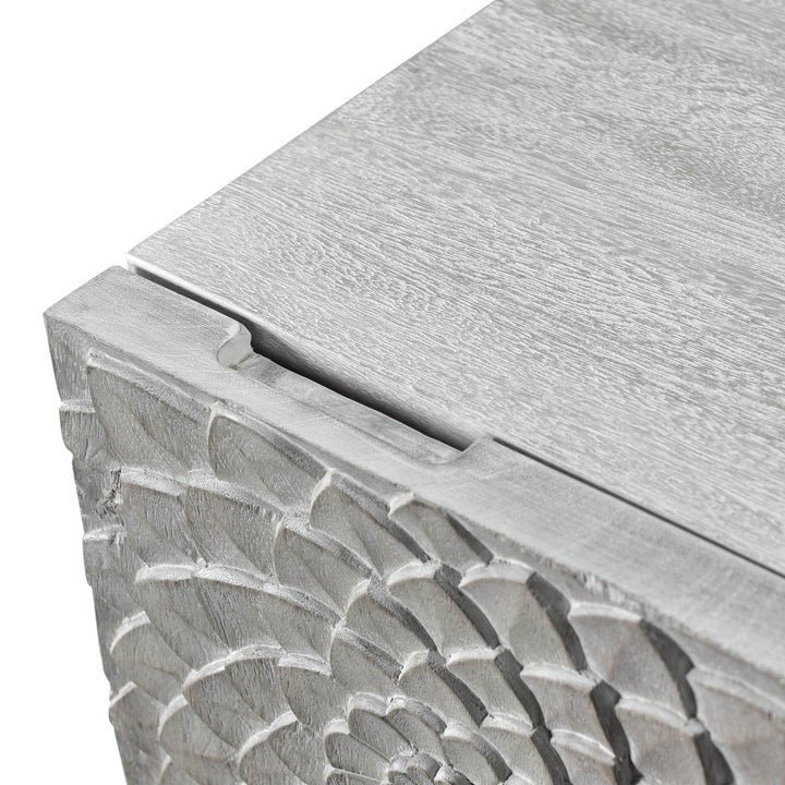 Table Left View Heaven Side Table - Left Side Open - Metro Element