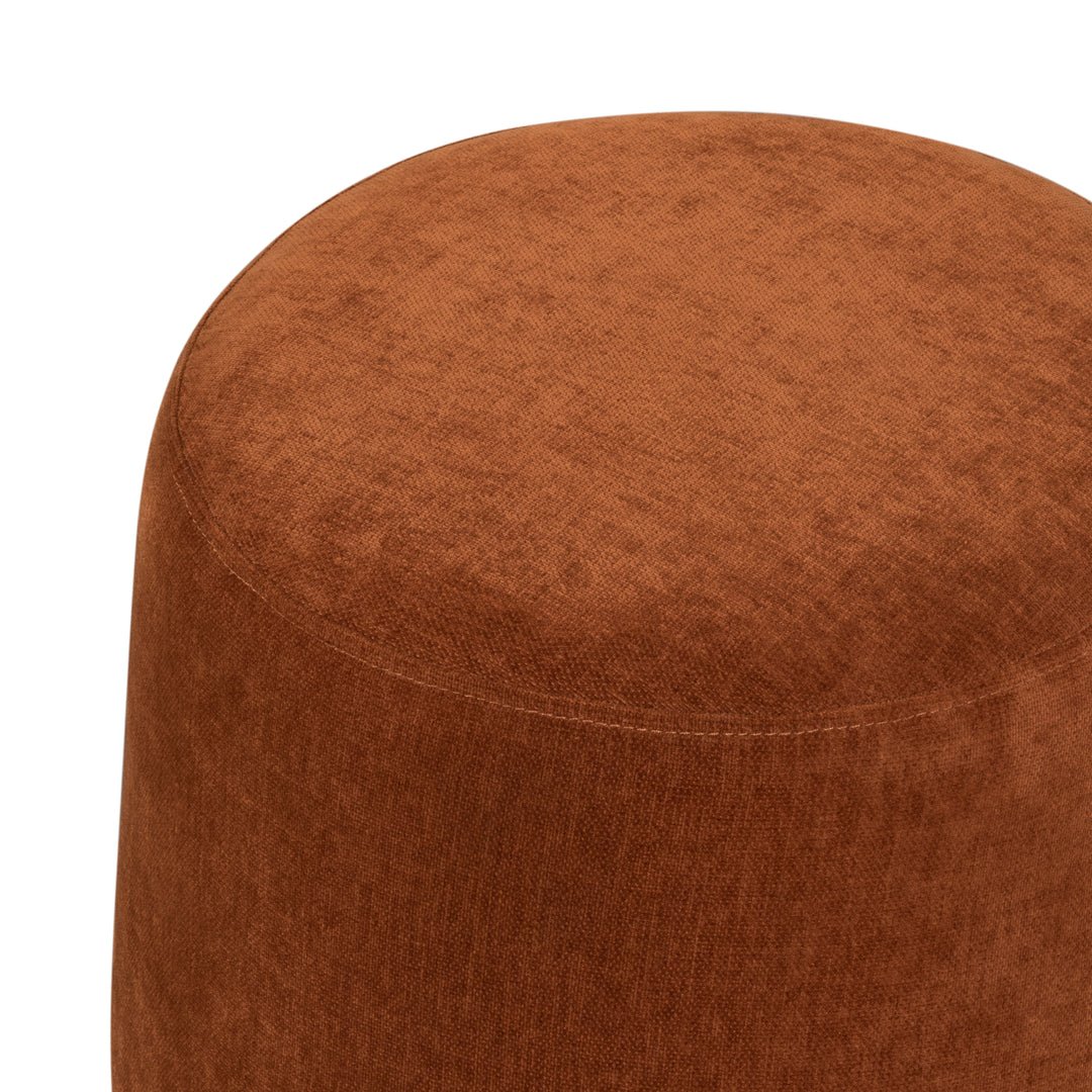 Giselle Ottoman - Terracotta Chenille - Image 3