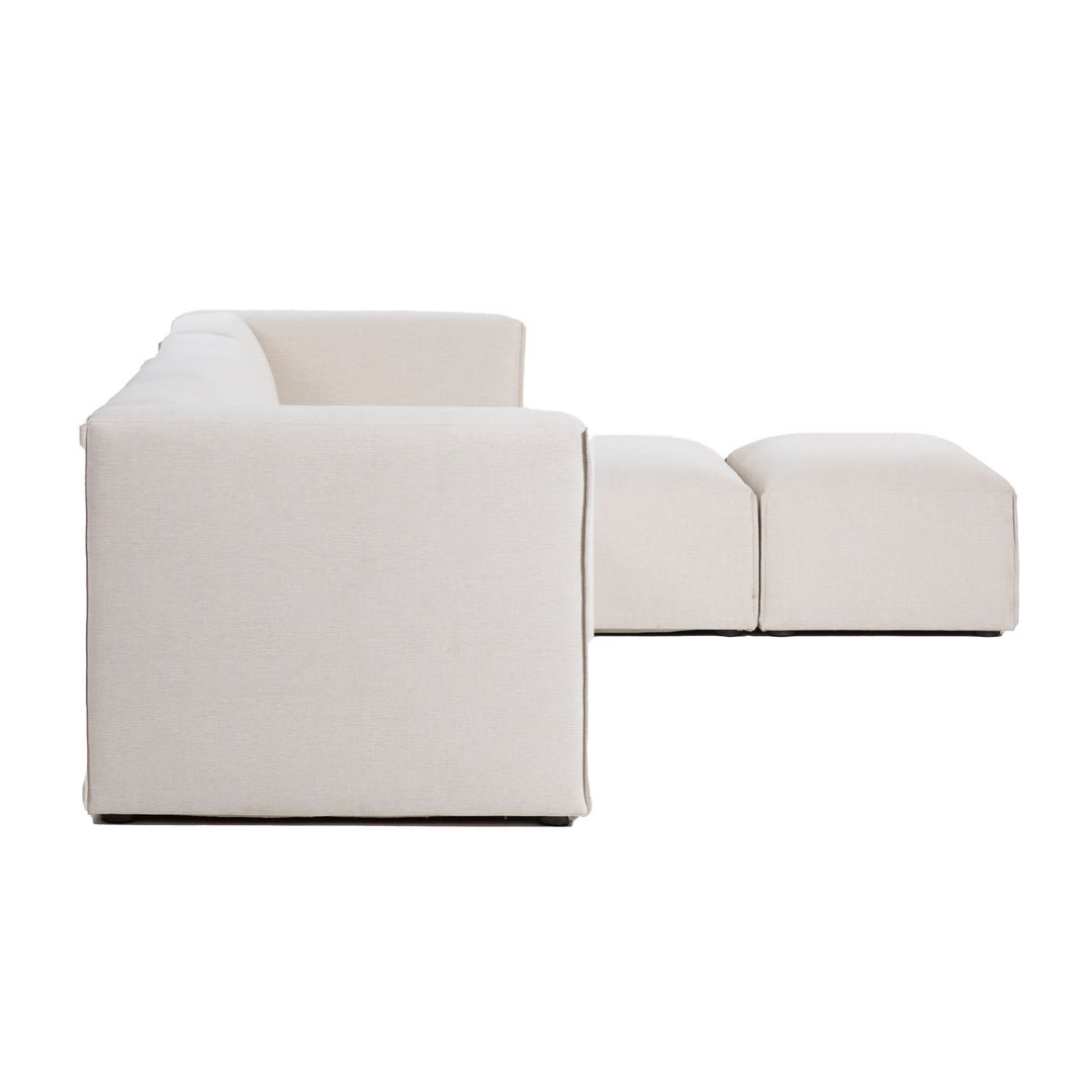 Premium Right Modular Sectional w/ Ottoman - Image 4