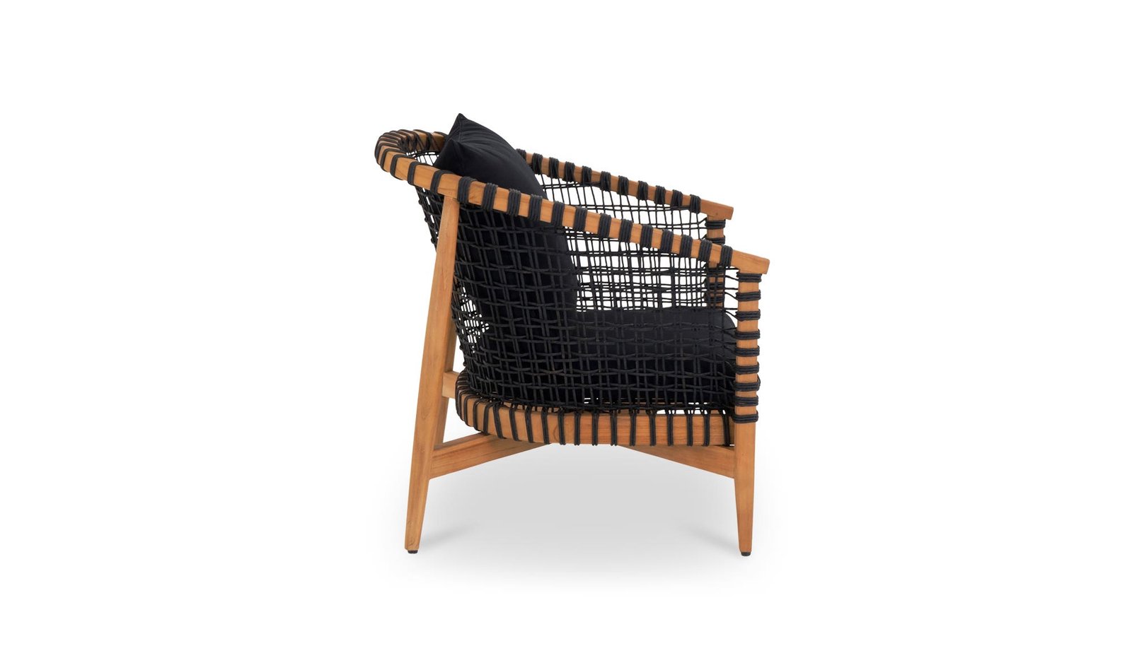 KUNA OUTDOOR LOUNGE CHAIR BLACK - Image 3