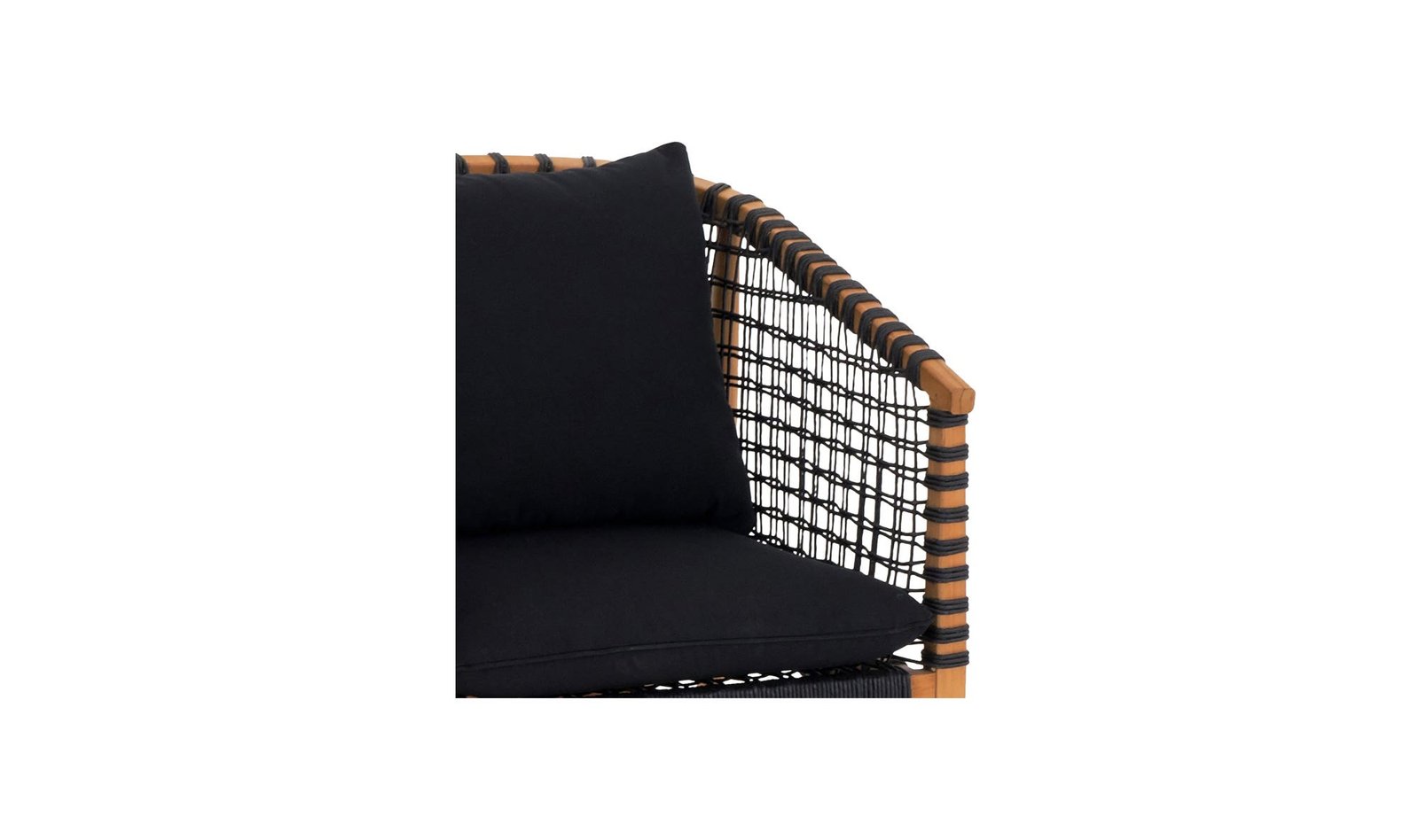 KUNA OUTDOOR LOUNGE CHAIR BLACK - Image 5