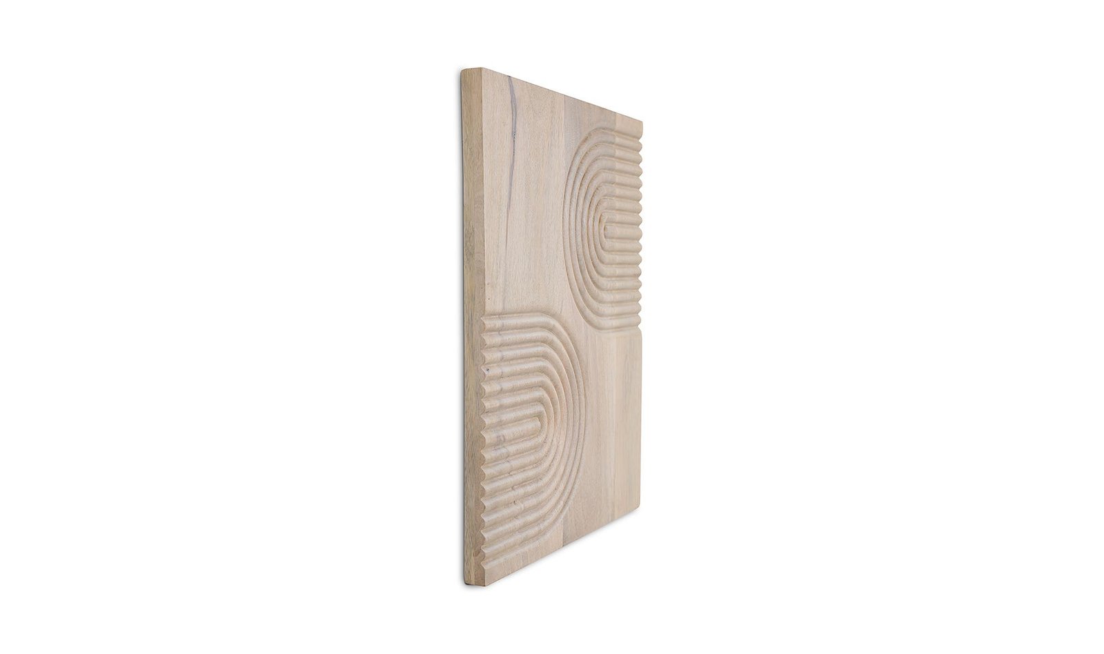 PASSAGES CARVED WOOD WALL ART WHITE WASH WASHED BLACK - Image 3