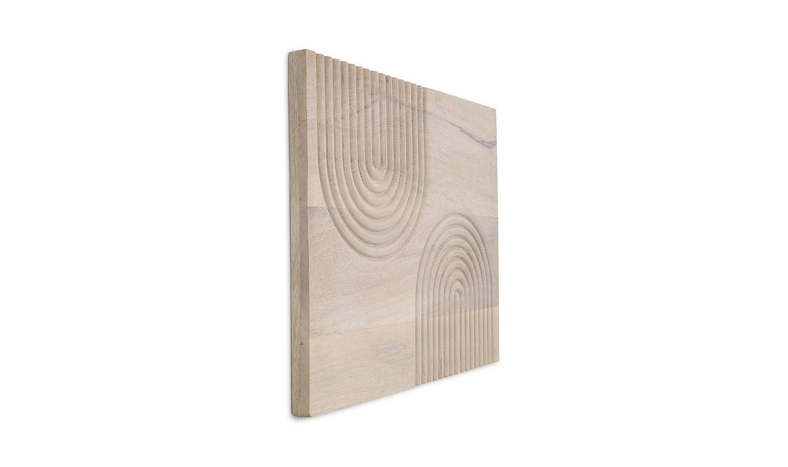 PASSAGES CARVED WOOD WALL ART WHITE WASH WASHED BLACK - Image 5