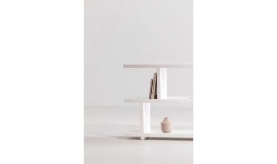MIRI SMALL SHELF WHITE BROWN - Image 3