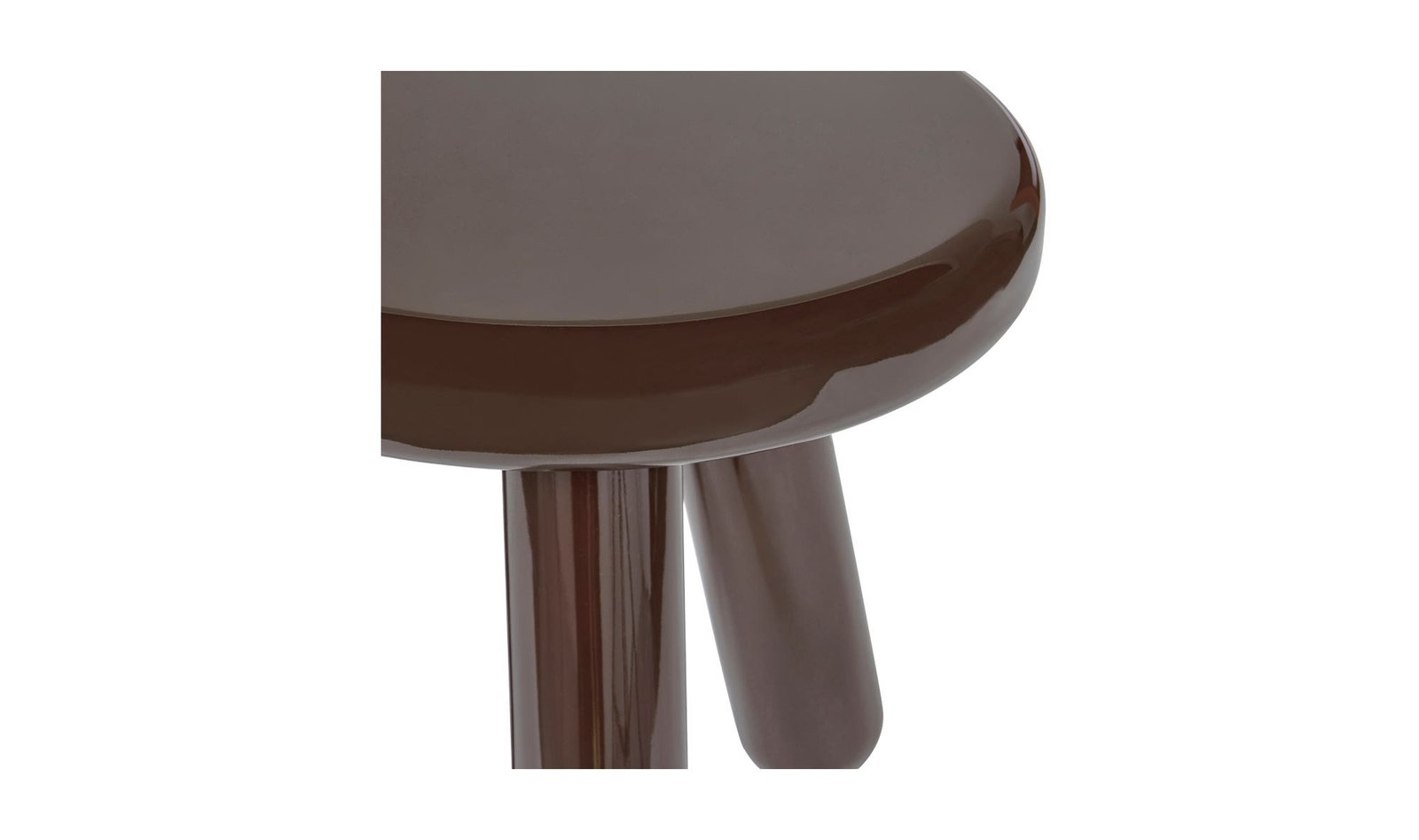 JOY ACCENT TABLE DARK BROWN LACQUER - Image 4