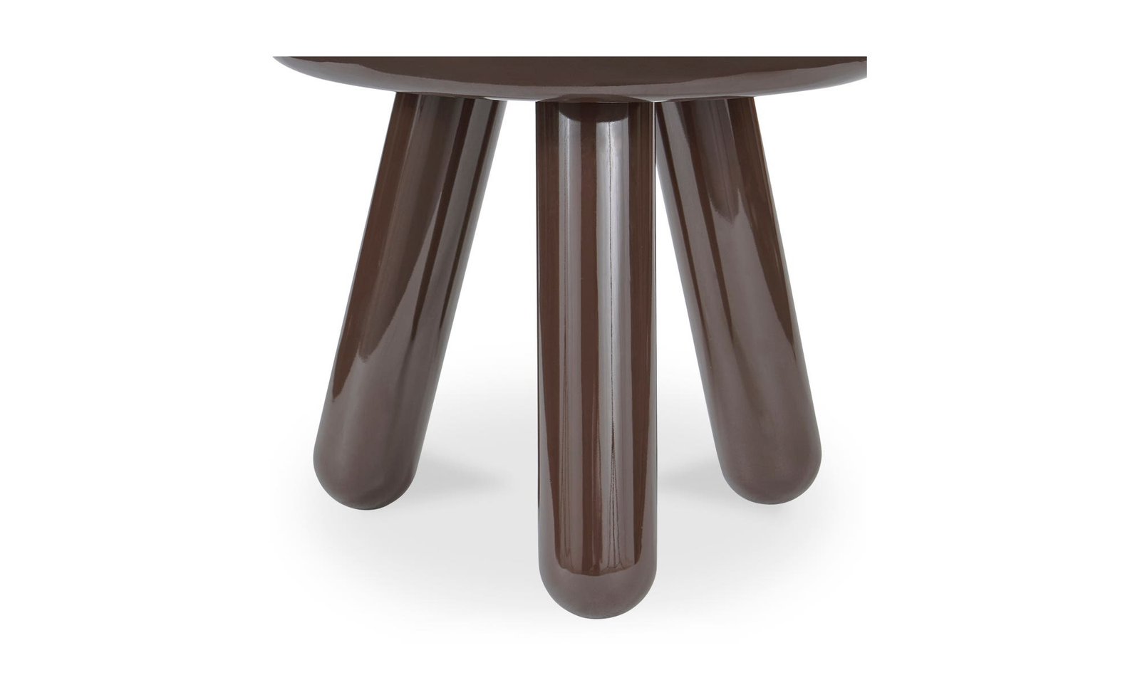 JOY ACCENT TABLE DARK BROWN LACQUER - Image 5
