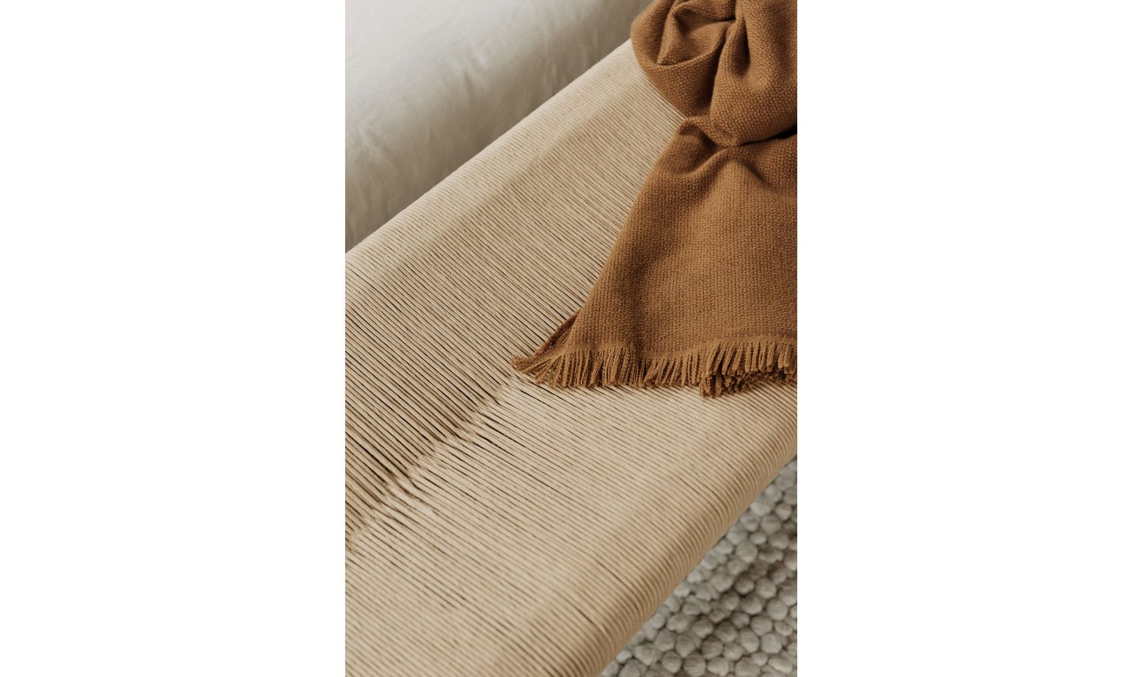 HAWTHORN SMALL BENCH BLACK NATURAL - Image 4