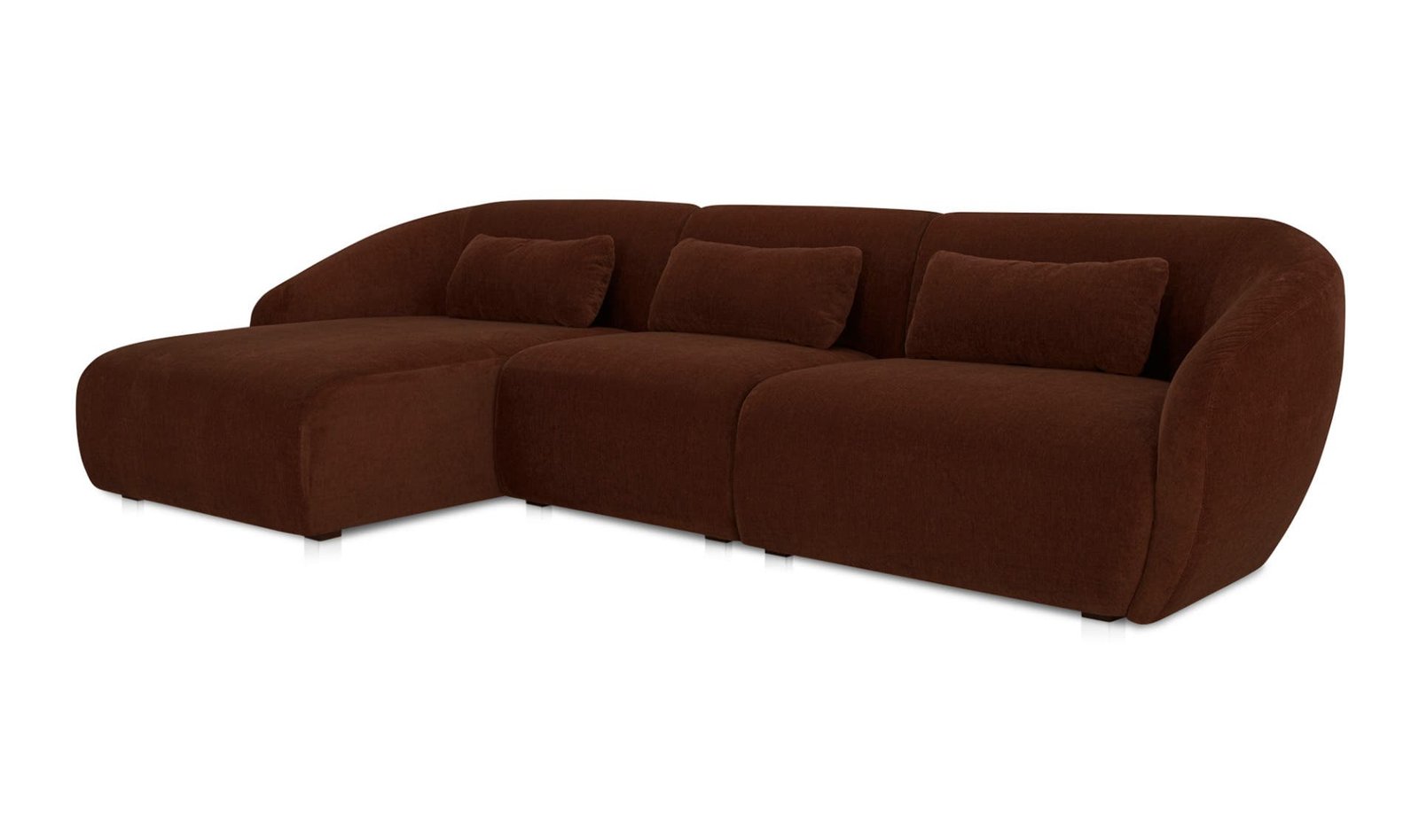 AMELIA LOUNGE MODULAR LEFT SECTIONAL CHESTNUT - Image 4