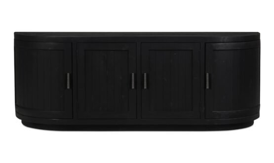 NICOLA MEDIA CABINET BLACK