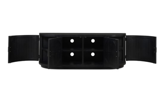 NICOLA MEDIA CABINET BLACK - Image 2