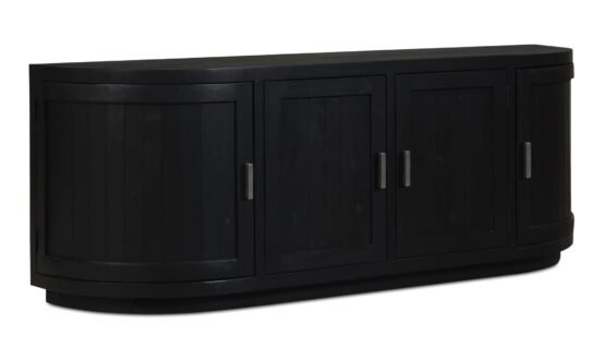 NICOLA MEDIA CABINET BLACK - Image 3