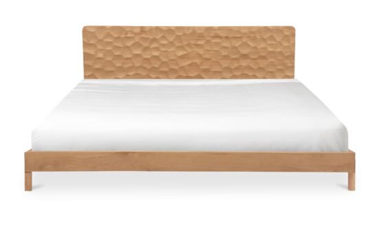 MISAKI KING BED NATURAL BLACK