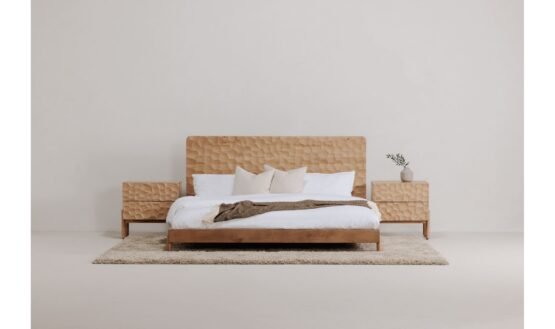 MISAKI KING BED NATURAL BLACK - Image 2