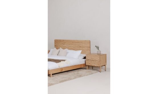 MISAKI KING BED NATURAL BLACK - Image 3