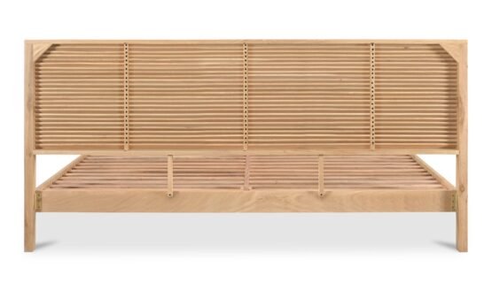 TEEDA QUEEN BED NATURAL - Image 5