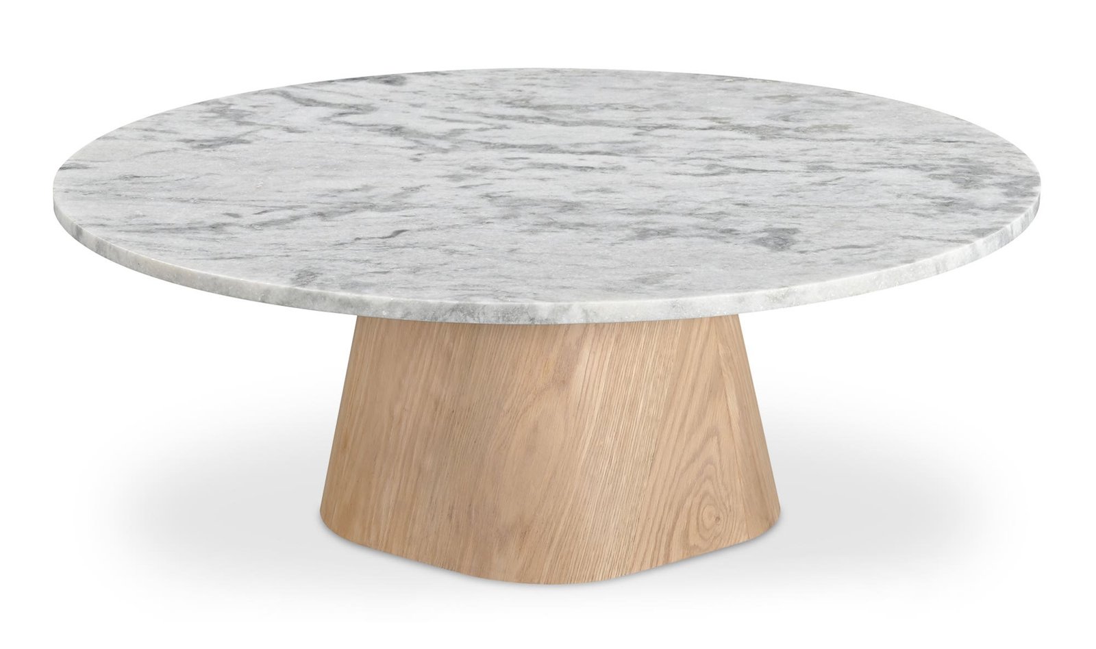 EVELYN COFFEE TABLE ASHEN GREY MATRIX WHITE MARBLE - Image 3