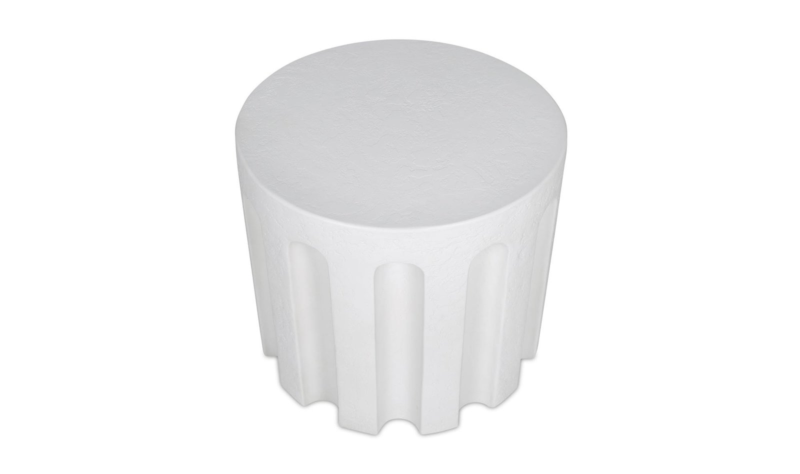 ERIS OUTDOOR ACCENT TABLE WHITE - Image 3