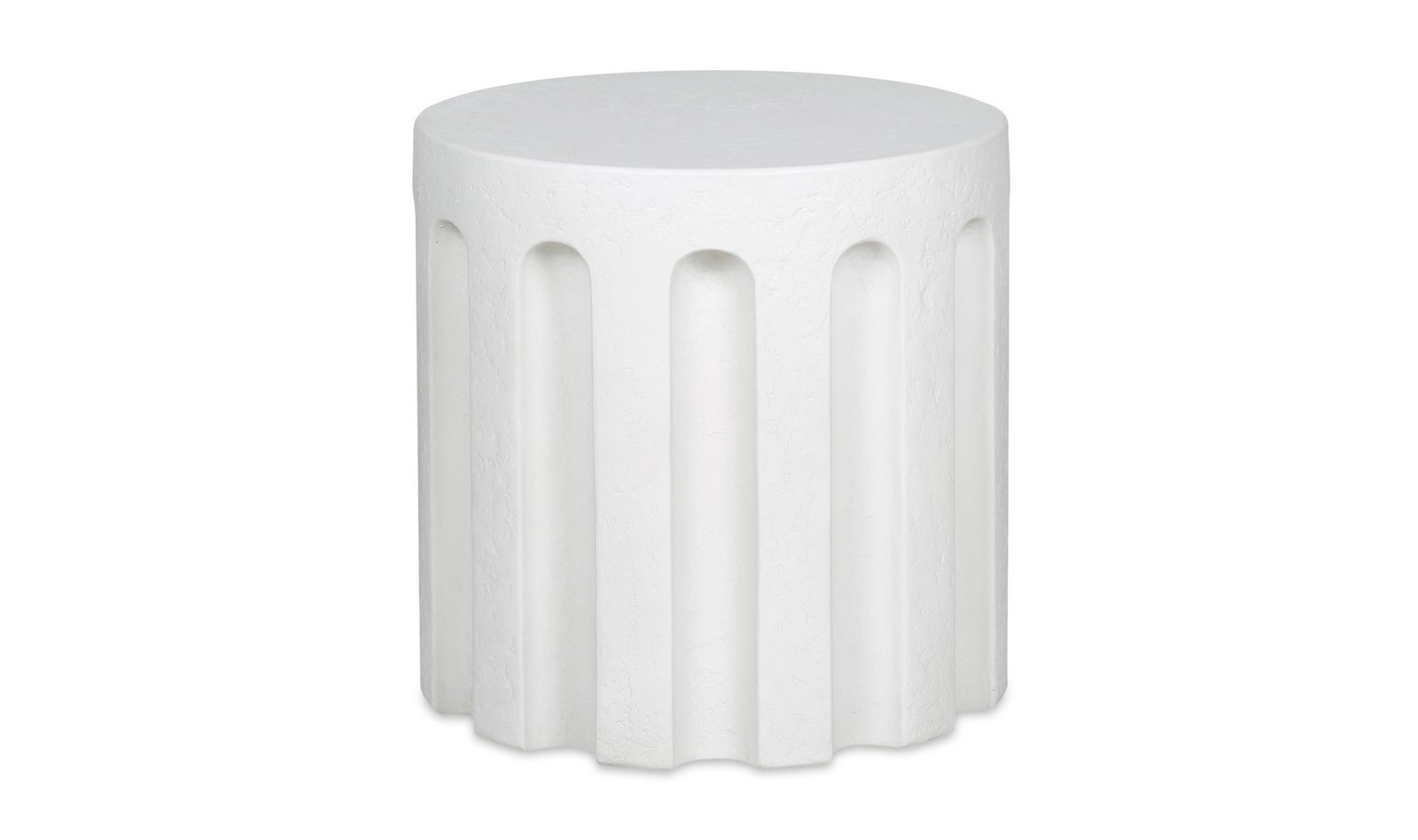 ERIS OUTDOOR ACCENT TABLE WHITE - Image 4