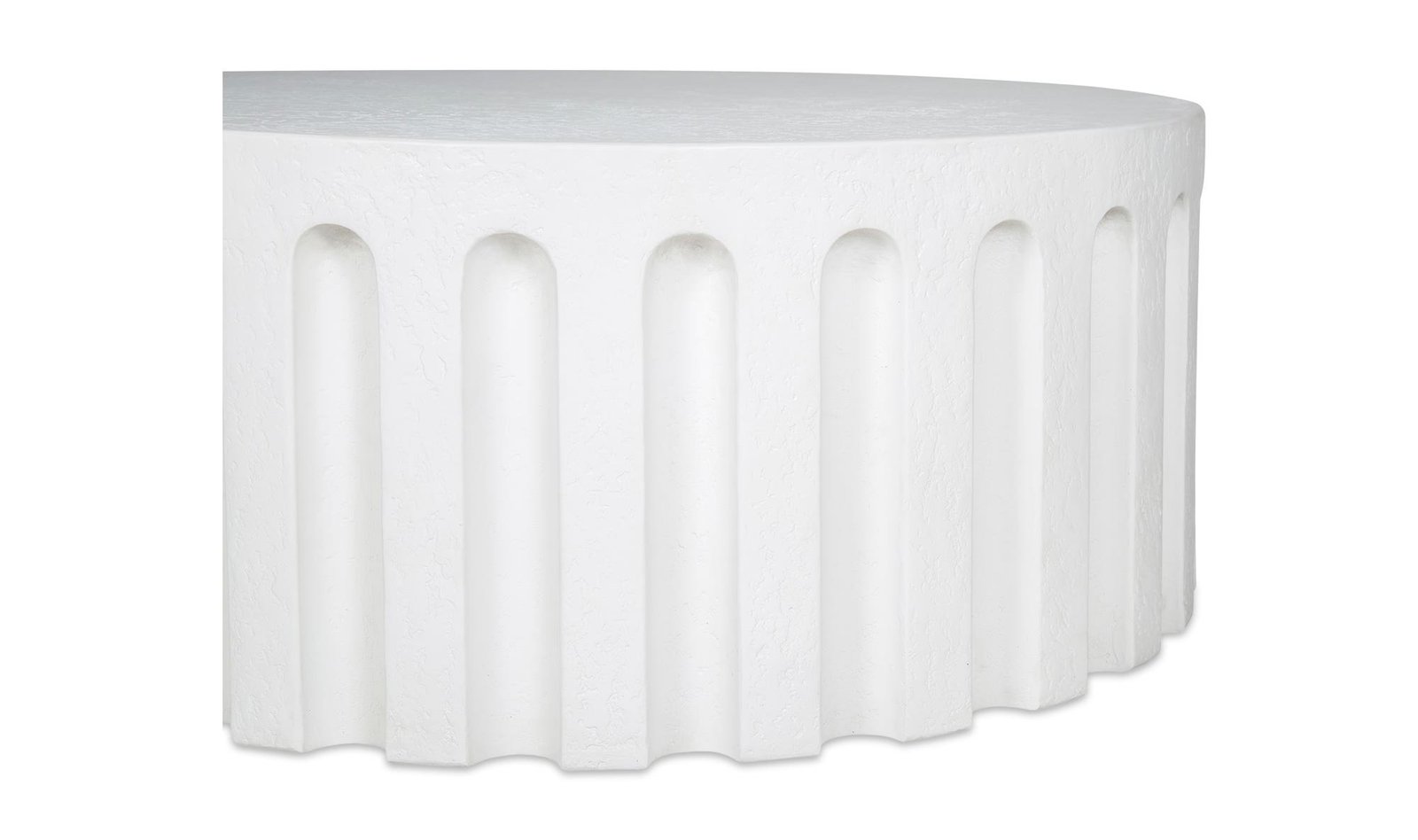 ERIS OUTDOOR COFFEE TABLE WHITE - Image 3