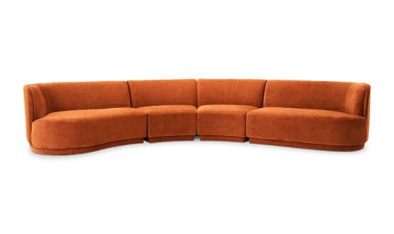 YOON ECLIPSE MODULAR SECTIONAL CHAISE LEFT SWEET CREAM