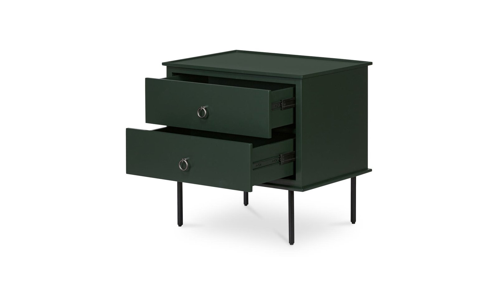 REAGAN NIGHTSTAND BLACK DEEP GREEN - Image 5