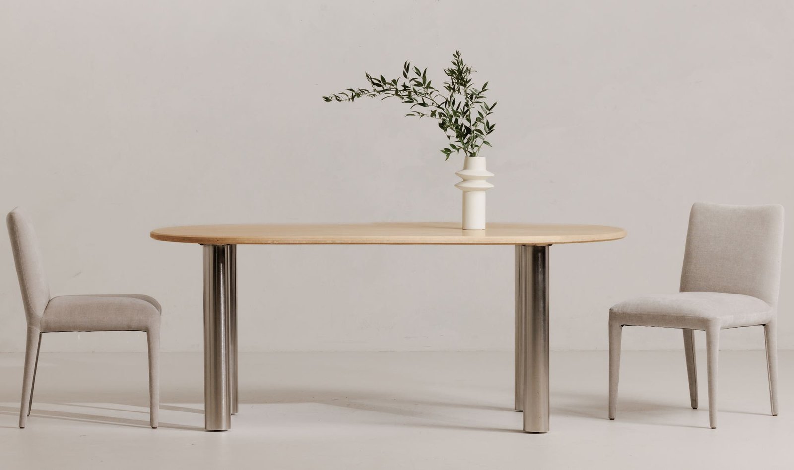 CALLA DINING CHAIR LIGHT GREY - SET OF TWO GREEN VELVET - Image 3