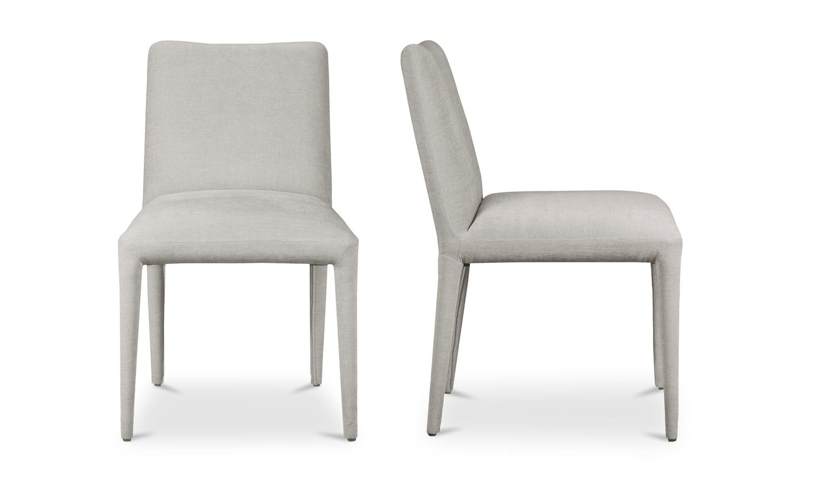CALLA DINING CHAIR LIGHT GREY - SET OF TWO GREEN VELVET - Image 5