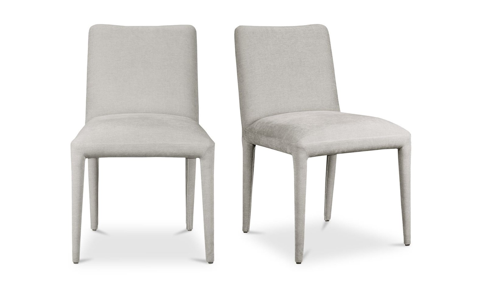 CALLA DINING CHAIR LIGHT GREY - SET OF TWO GREEN VELVET - Image 4