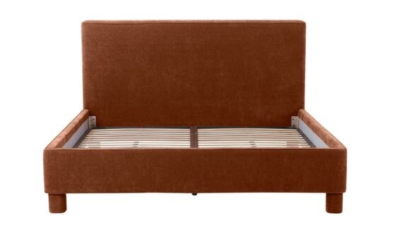 ICHIGO QUEEN BED DEEP ORANGE LIGHT GREY - Image 5