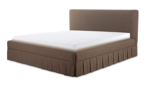 MAREN QUEEN BED DARK BROWN - Image 4