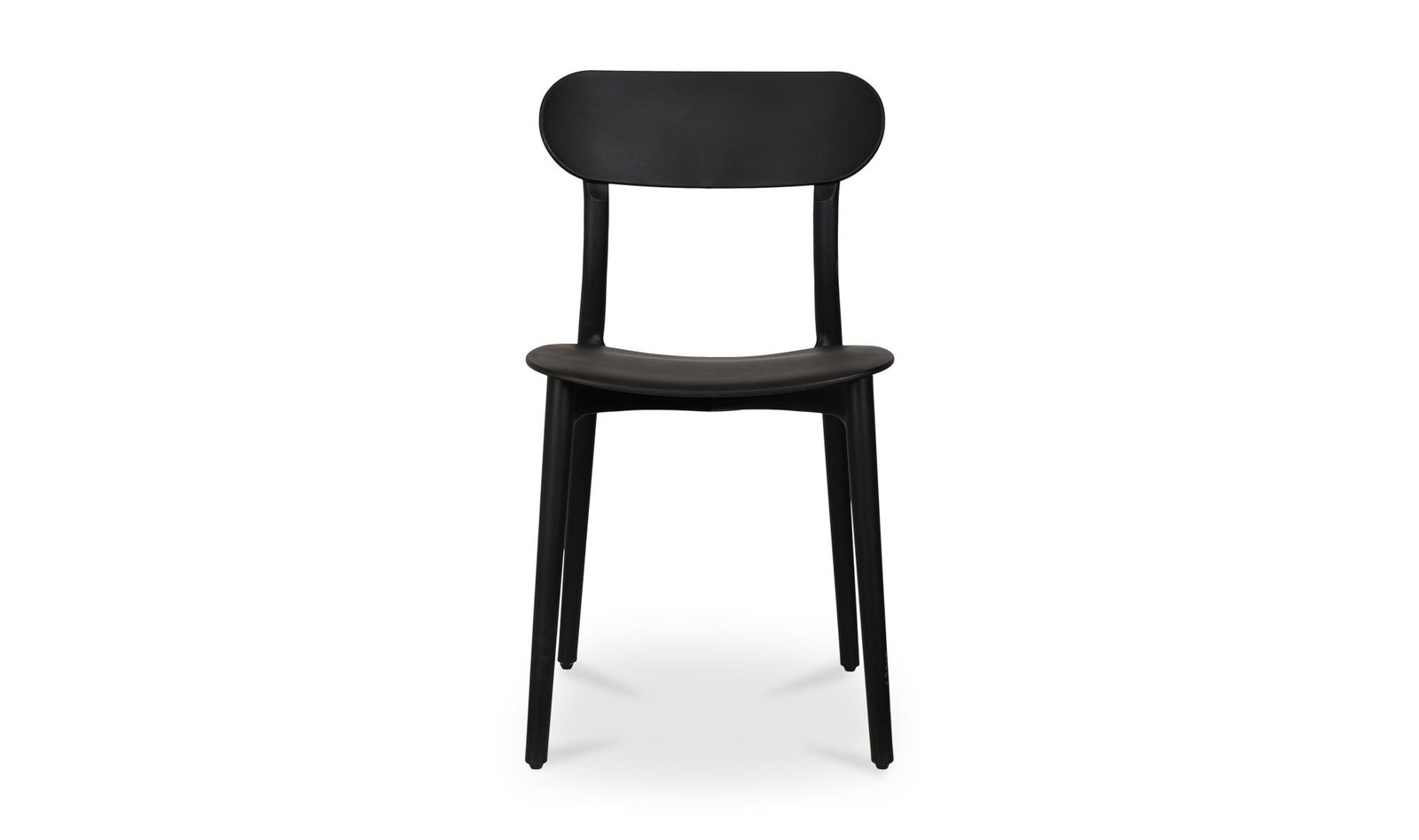 KENT OUTDOOR DINING CHAIR - SET OF TWO BLACK - Image 4