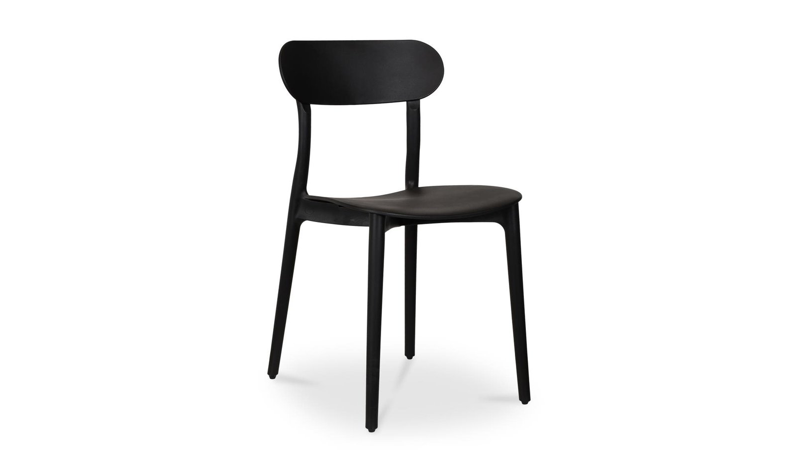 KENT OUTDOOR DINING CHAIR - SET OF TWO BLACK - Image 5