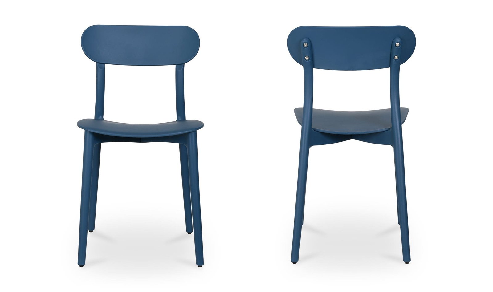 KENT OUTDOOR DINING CHAIR - SET OF TWO NAVY - Image 3