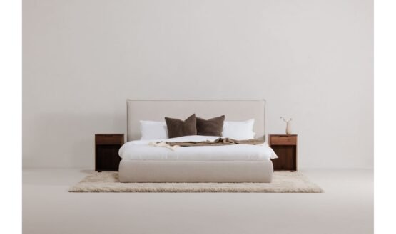 LUZON QUEEN BED WHEAT SLATE - Image 2