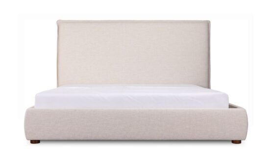 LUZON KING BED TALL HEADBOARD WHEAT SLATE