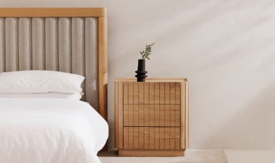 NINA QUEEN BED GREY MIST - Image 4