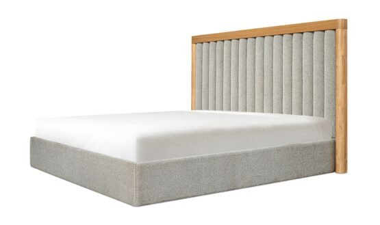 NINA QUEEN BED GREY MIST - Image 5