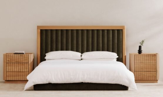 NINA QUEEN BED GREY MIST - Image 2