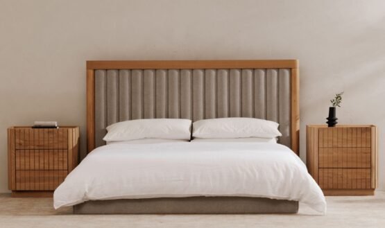 NINA KING BED LIGHT GOLDEN - Image 2