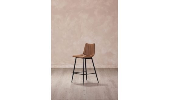 ALIBI BARSTOOL - SET OF TWO TAN - Image 2