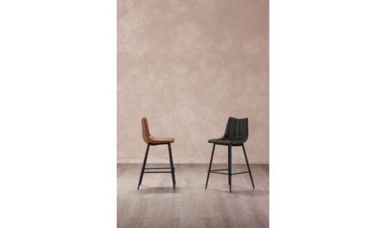 ALIBI BARSTOOL - SET OF TWO TAN - Image 3