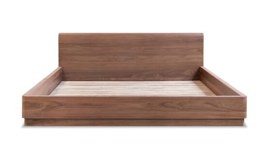 ROUND OFF QUEEN BED BROWN WALNUT - Image 5
