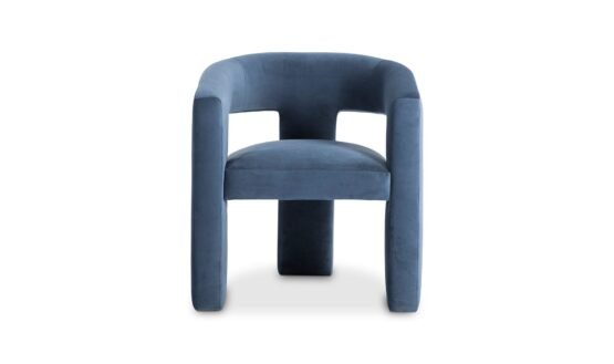 ELO CHAIR DUSTED BLUE WHITE